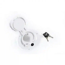 Camec Lockable Water Filler - White Left Hand Hinge