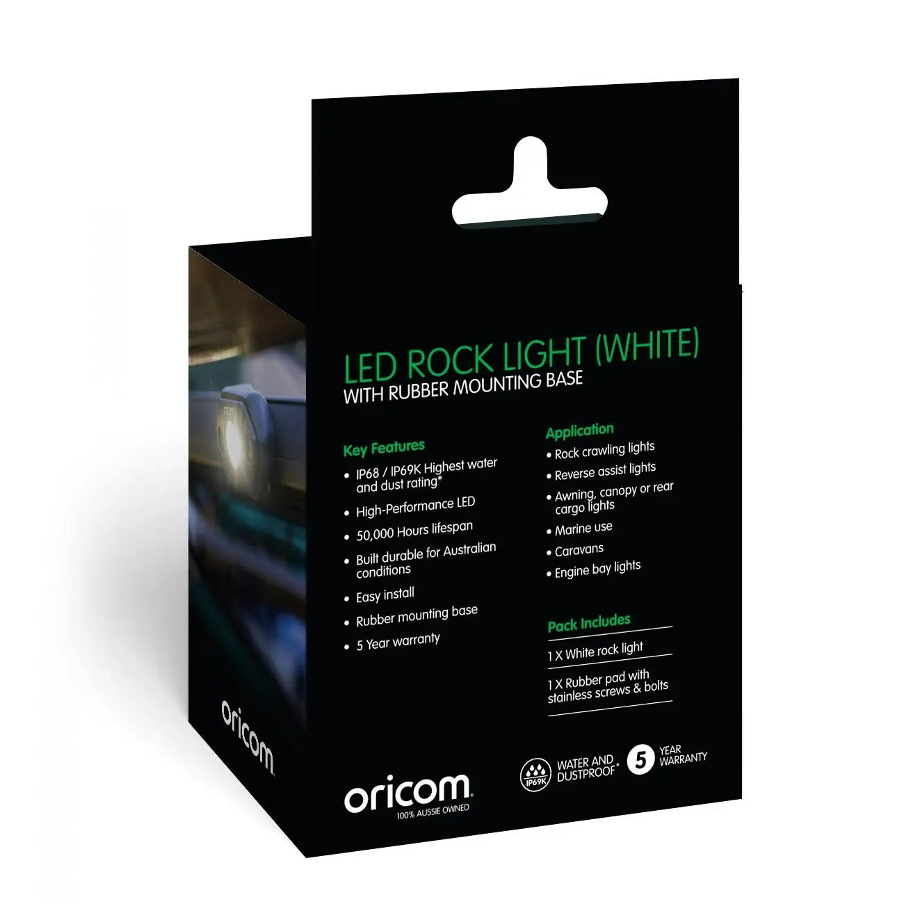Oricom LED Rock Light - White