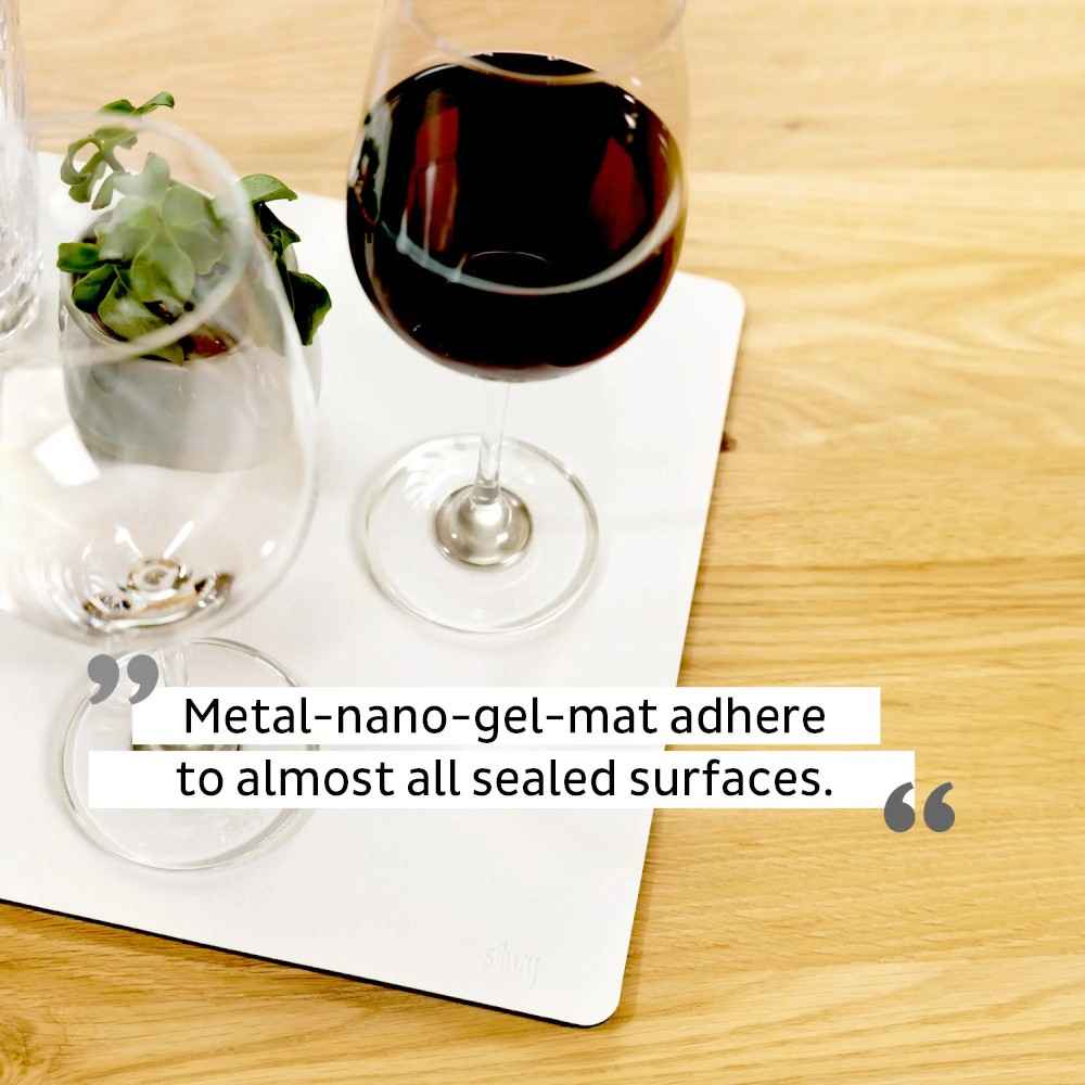 Metal-Nano-Gel-Mat WHITE for Magnetic Glasses By Silwy