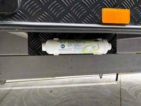 Filter Bracket Black to hold inline Water Filter - Everything Caravans