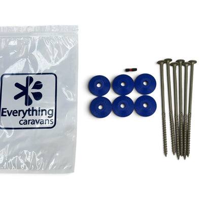 Tiegear Terra Mat and Pegs 5m x 2.4m Caravan Annex Mat - with Free PEG Set