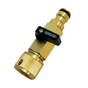 Flat Out Snap On Shut-Off Valve for Tank Filling