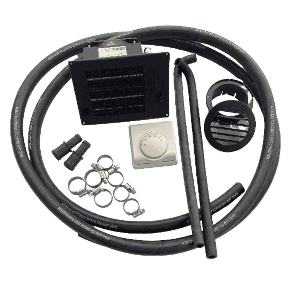 Fan Matrix for Water Heater 1.7w to 2.5kw Black