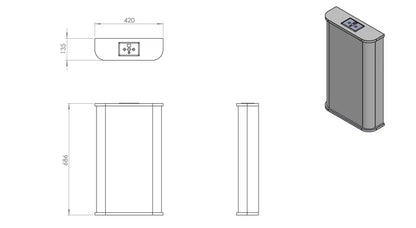 Clesana Retrofit Kit with lithium Battery - overcomes wiring issues