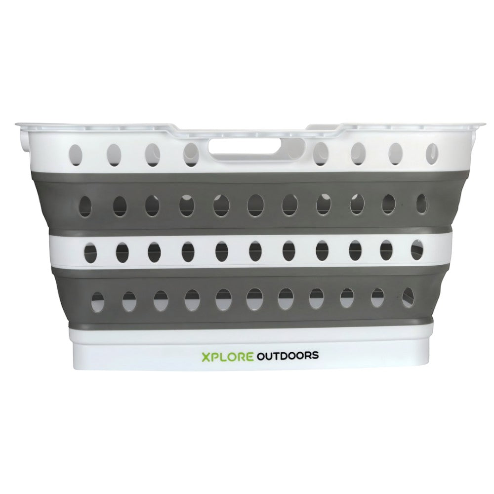 Xplore Outdoors Collapsible Laundry Basket with Fold-out Legs
