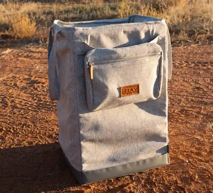 Navigator Gear TIAV Fold Away Laundry Basket Light Grey - in store only