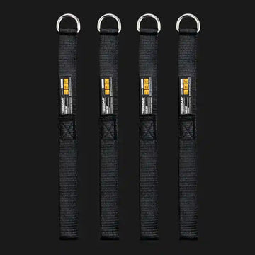 Tiegear Haul Out SOFT ANCHOR D RING Webbing Tie-Down Anchor 0.3m (4 Pack)