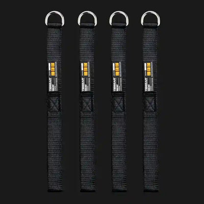 Tiegear Haul Out SOFT ANCHOR D RING Webbing Tie-Down Anchor 0.3m (4 Pack)