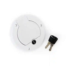 Camec Lockable Water Filler - White Left Hand Hinge