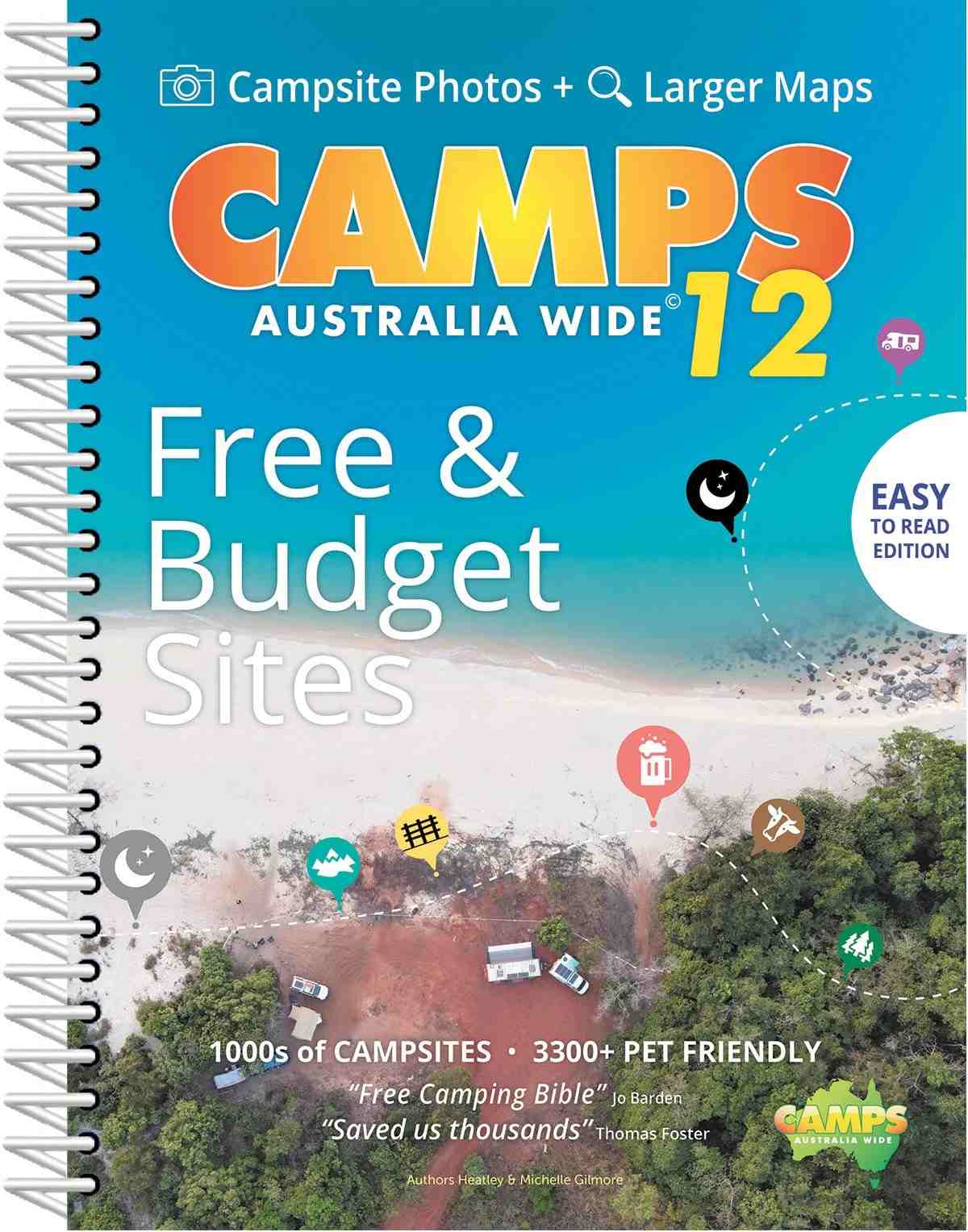 Hema Atlas Camps 12 Easy Read Campsite Photos