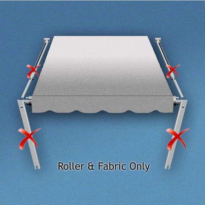 Carefree Fiesta Awning 15Ft - Blue Shale Fade - Fabric on Roll (No Arms)