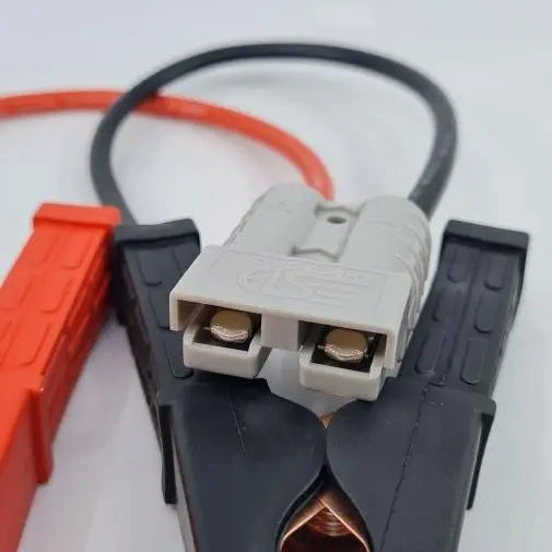 Anderson Plug with Heavy Duty Alligator Battery Clamps