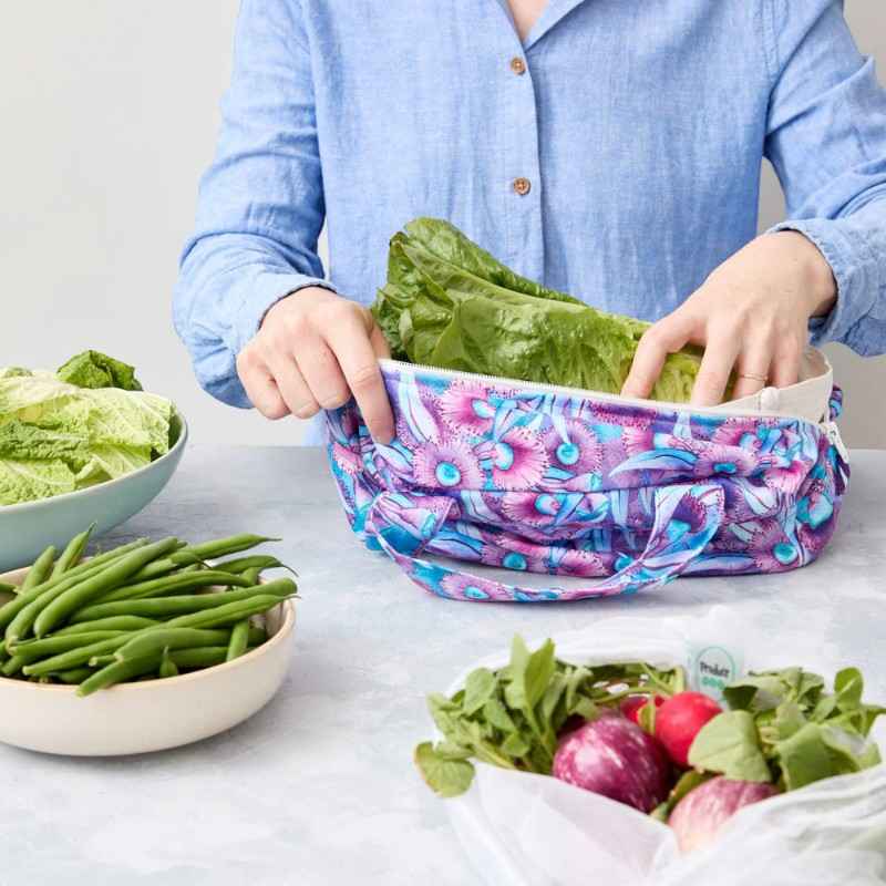 Produce Pod - Reusable Veggie Bag for Fridge - Gum Blossom