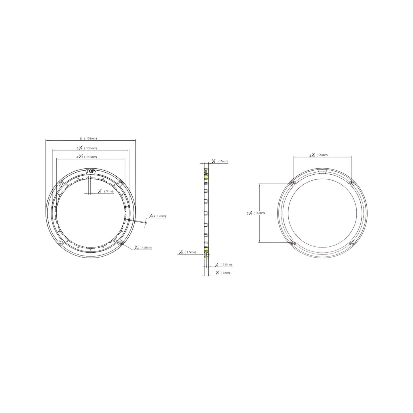 Furrion Led Ring for 5" Outdoor Marine Speaker (Am). Fms5Lrn-Am - Everything Caravans