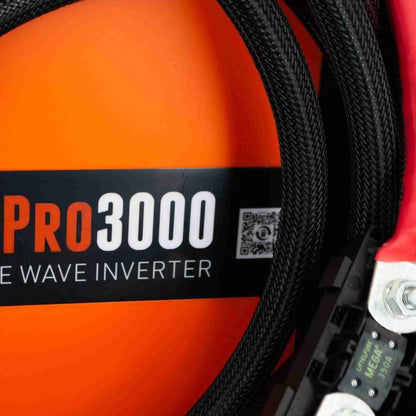 BMPRO PurePro 2000w Invertor with 3m heavy duty connecting cables