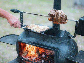 Ozpig Big Pig Wood Fired Cooker & Heater Large Outdoor Camping Stove