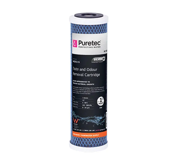 Caravan RV Moulded Carbon Catridge 10inch 1UM Silver