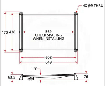 Seaview Direct Surface Mount Suits Starlink Gen 3 Antenna