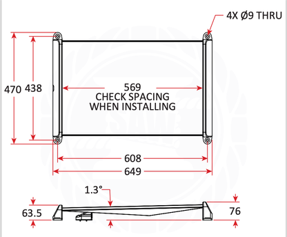 Seaview Direct Surface Mount Suits Starlink Gen 3 Antenna