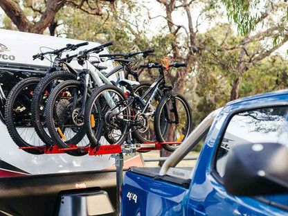 Gripsport Tilting Caravan Rack for 4 Bike - needs mounting kit
