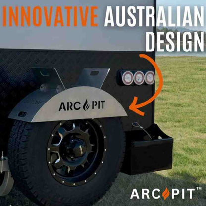 ArcMate ArcPit XL 2-in-1 portable fire pit and outdoor BBQ - Large Size