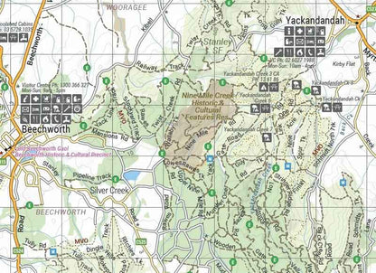 Hema The Victorian High Country - North Western Map