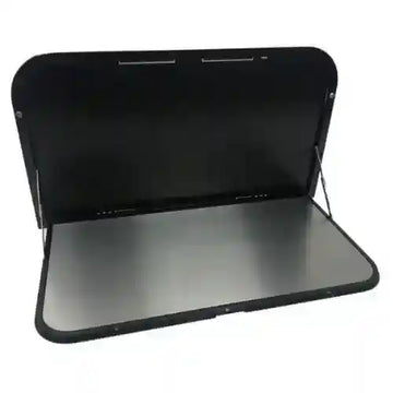 Caravan Picnic Table 650mm Black with LEDs and USB Port