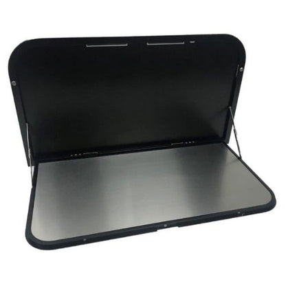 Caravan Picnic Table 650mm Black with LEDs and USB Port
