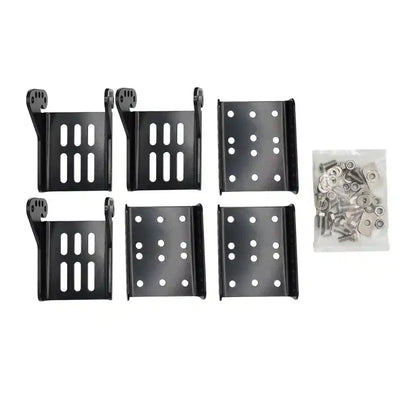 RacksBrax HD Adjustable Brackets - Short Triple