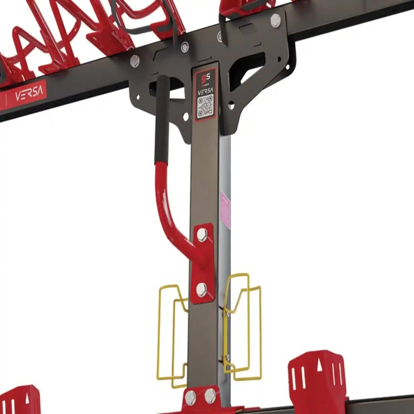 Gripsport Versa 1.4 Short Hitch 4 Bike Vertical Rack for Vehicles