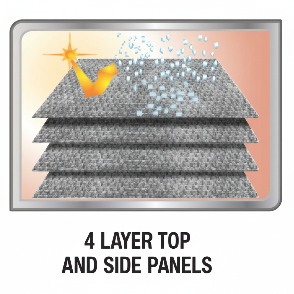 Caravan Cover 400-06516 20Ft to 22Ft ADCO 4 Layer UV Stabilized