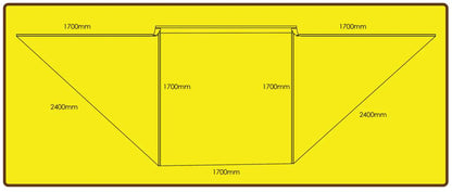 Eezi-Awn Dragonfly Mini 180 Awning 1.9M Freestanding Left Side Mount Grey - Summer Sale