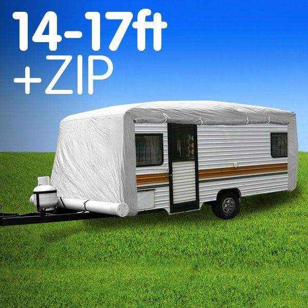 Premium Caravan Cover With Side Zip Caravan 14-17 ft