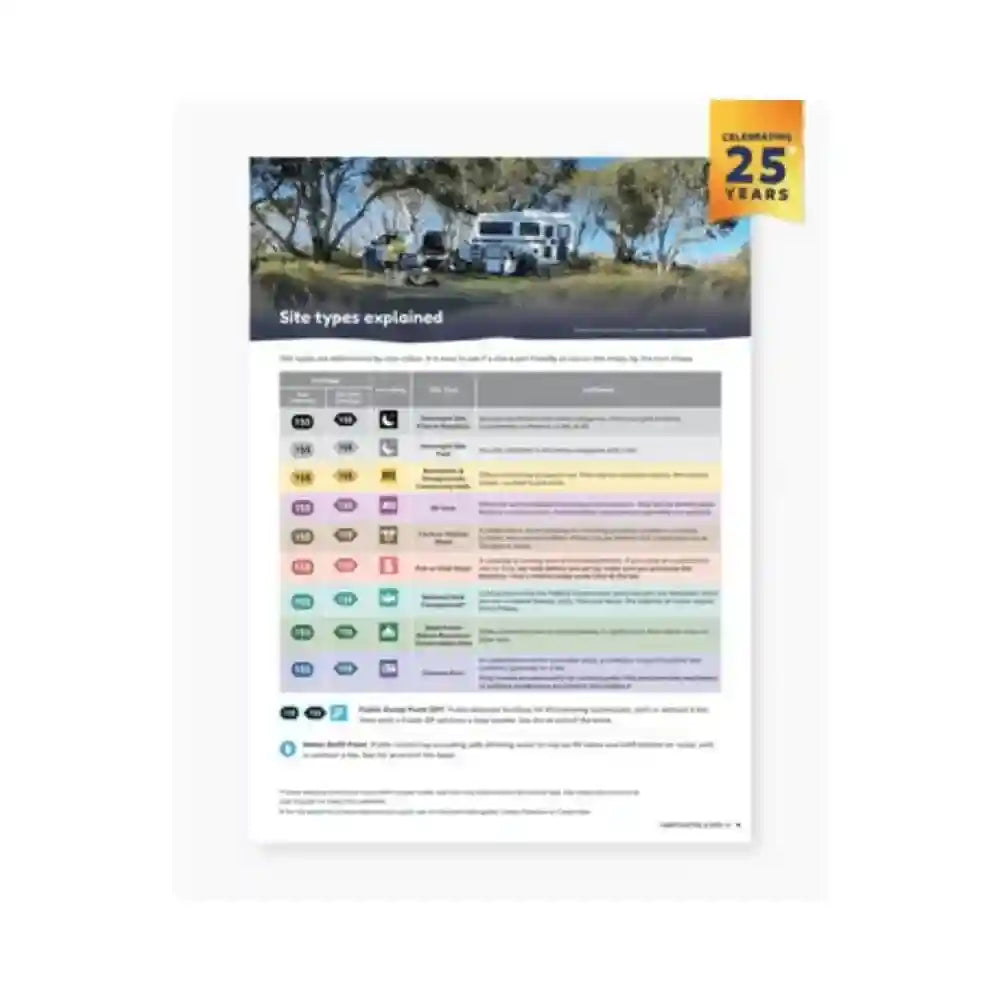 Hema Camps 13 Easy to Read Campsite Photos and Larger Map (B4 Size)