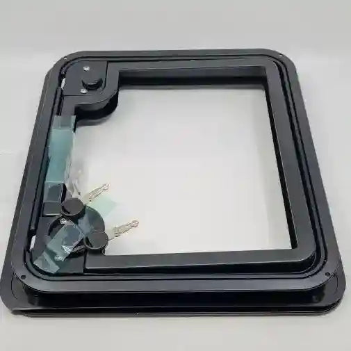 Thetford Service Door 3 - RV and Caravan Hatch Black 385mm x 340mm