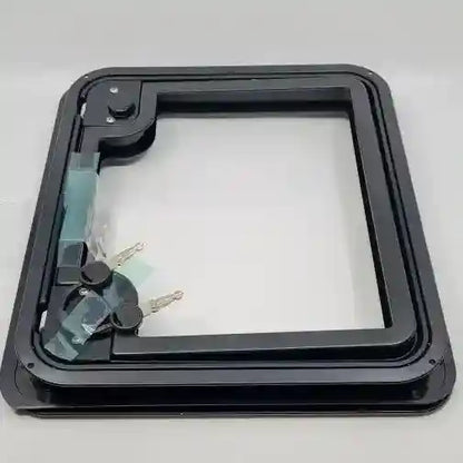 Thetford Service Door 3 - RV and Caravan Hatch Black 385mm x 340mm