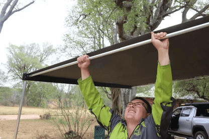 Eezi-Awn Caravan Bag Awning 3.5M Grey - Black Friday Sale - Everything Caravans