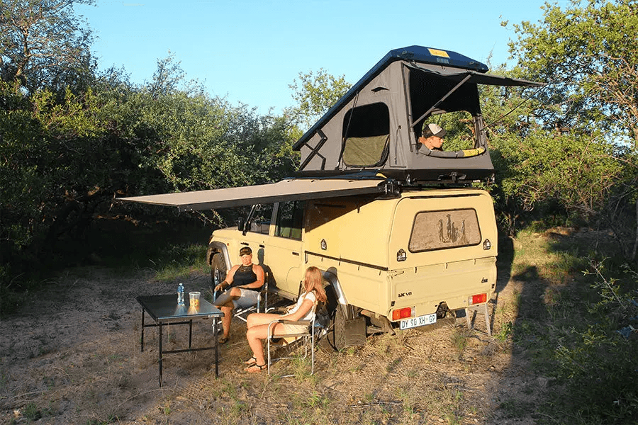 Eezi-Awn Swift Awning Freestanding Grey - Black Friday Sale - Everything Caravans
