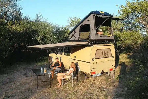 Eezi-Awn Swift Awning Freestanding Grey - Black Friday Sale - Everything Caravans