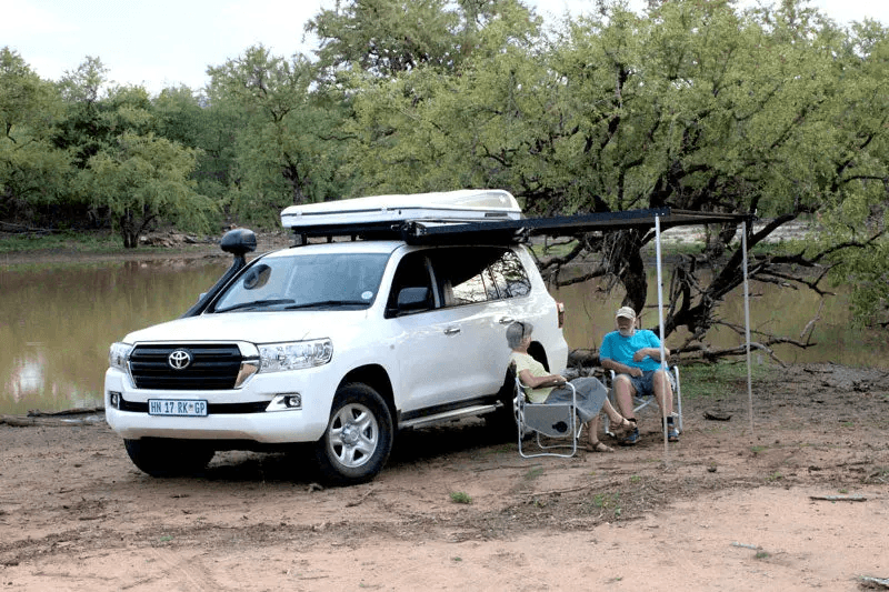 Eezi-Awn Swift Awning Freestanding Grey - Black Friday Sale - Everything Caravans