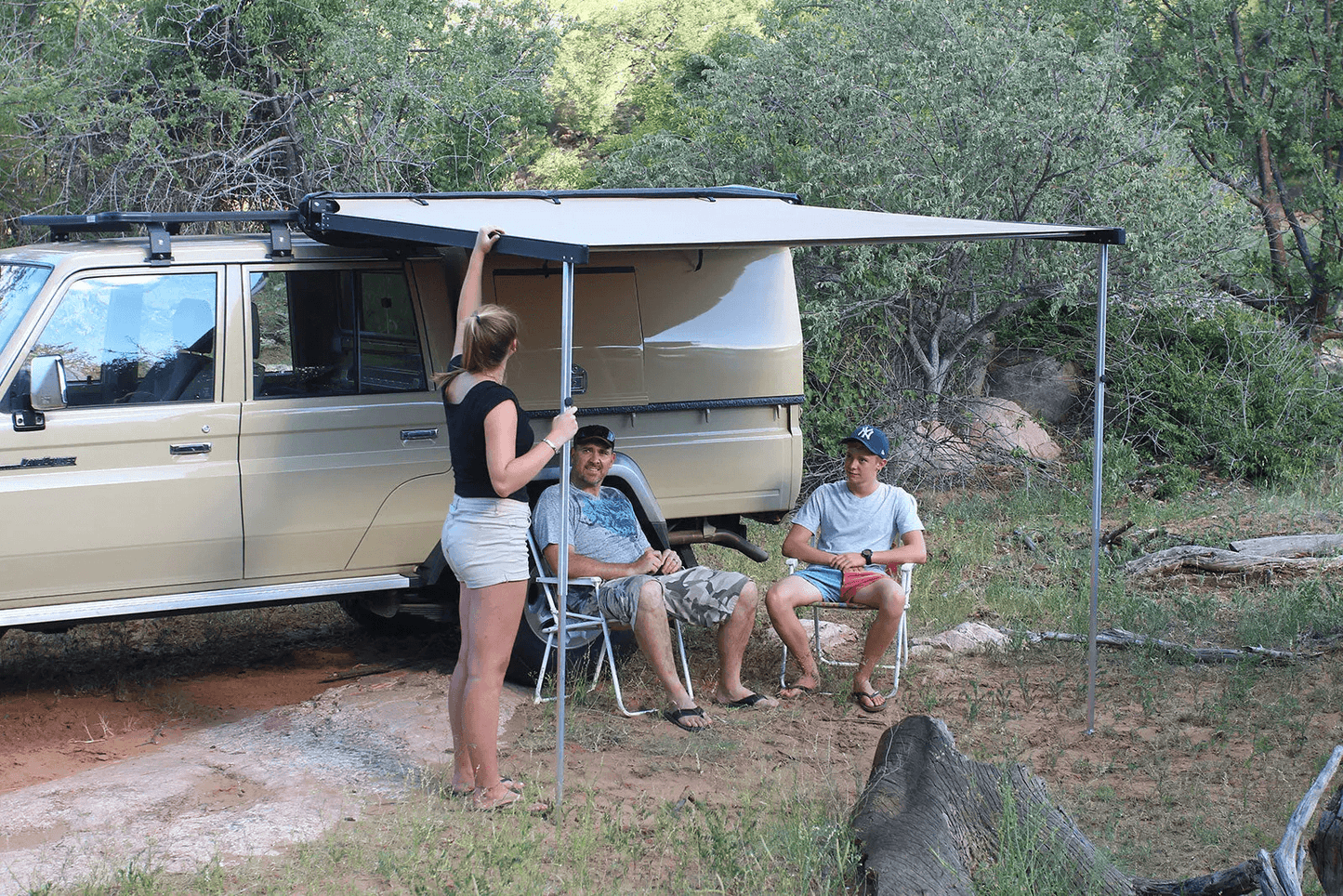 Eezi-Awn Swift Awning Freestanding Grey - Black Friday Sale - Everything Caravans