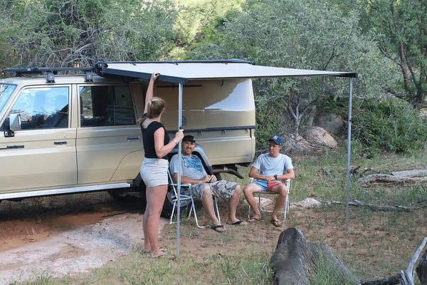 Eezi-Awn Swift Awning Freestanding Grey - Black Friday Sale - Everything Caravans