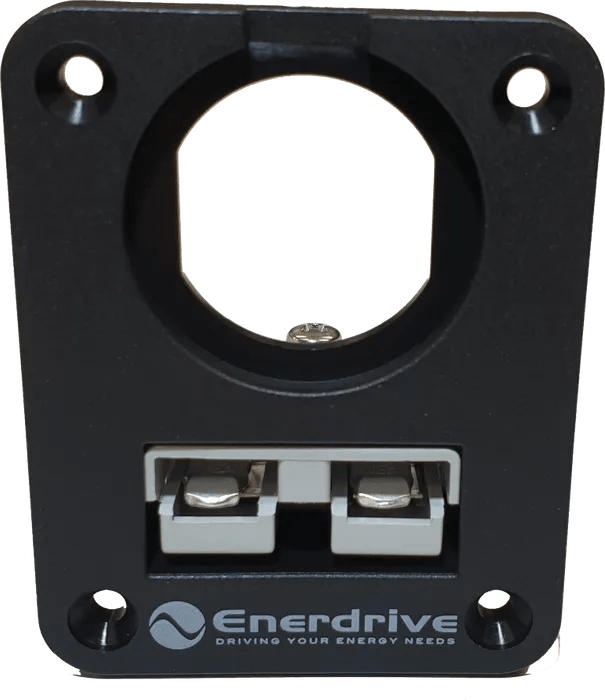 Enerdrive 50A Anderson Panel Mount Plug Holder and 1 Socket Hole - Everything Caravans