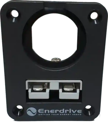 Enerdrive 50A Anderson Panel Mount Plug Holder and 1 Socket Hole - Everything Caravans