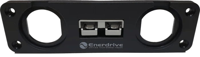 Enerdrive 50A Anderson Panel Mount Plug Holder and 2 Socket Hole - Everything Caravans