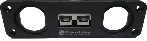 Enerdrive 50A Anderson Panel Mount Plug Holder and 2 Socket Hole - Everything Caravans