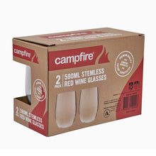 Campfire Tritan Stemless Red Wine 590ml 2 Pack