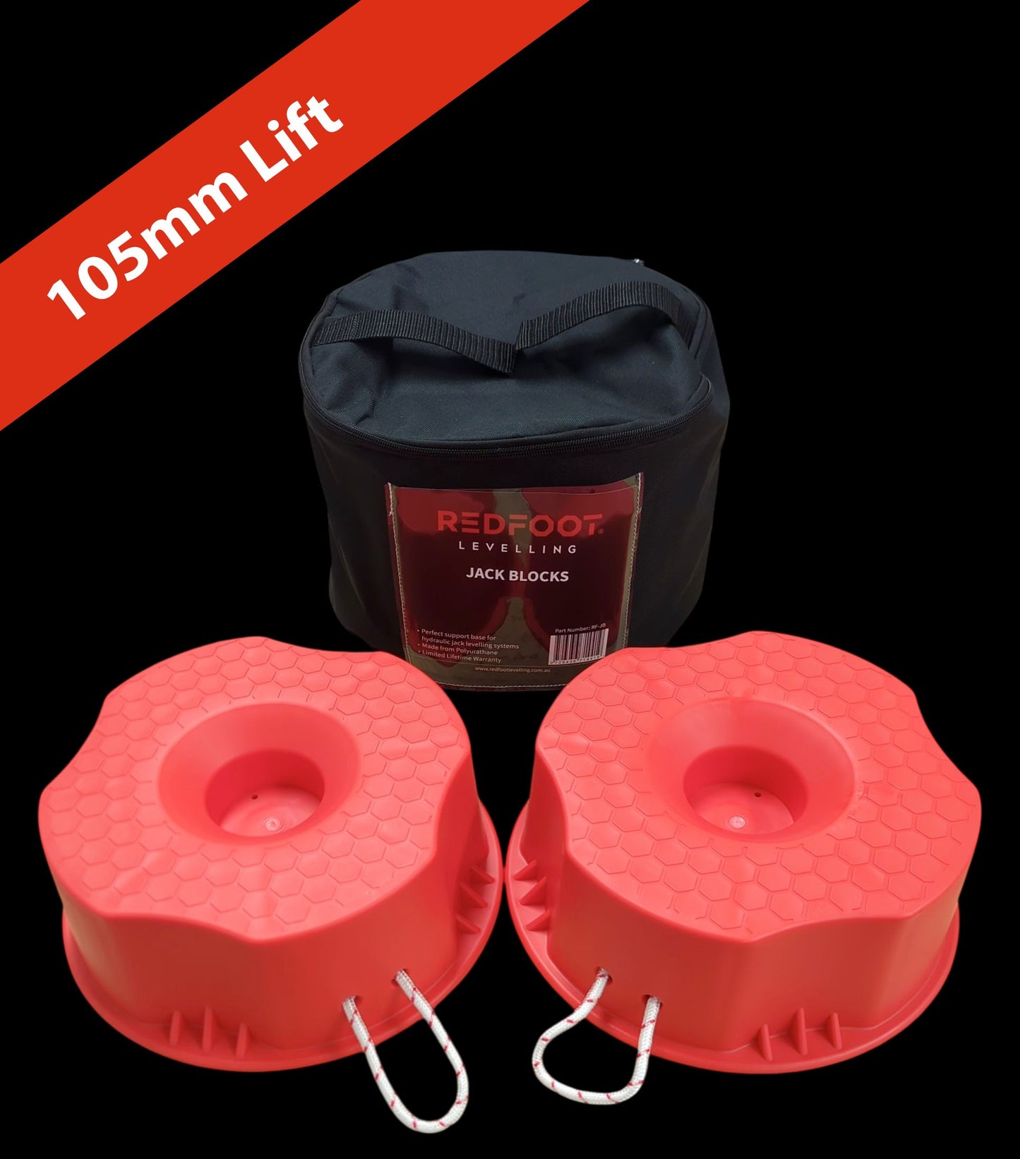 Redfoot Jack Blocks for Caravan RV Motorhome One Pair