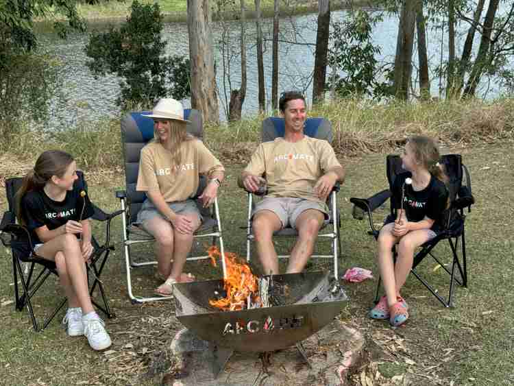 ArcPit 2-in-1 portable fire pit and outdoor BBQ - Standard Size