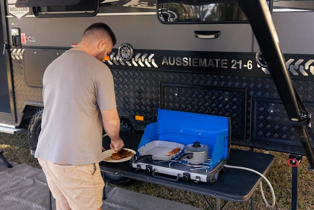 Companion Proheat 2 Burner Stove (Low Pressure for Caravans)